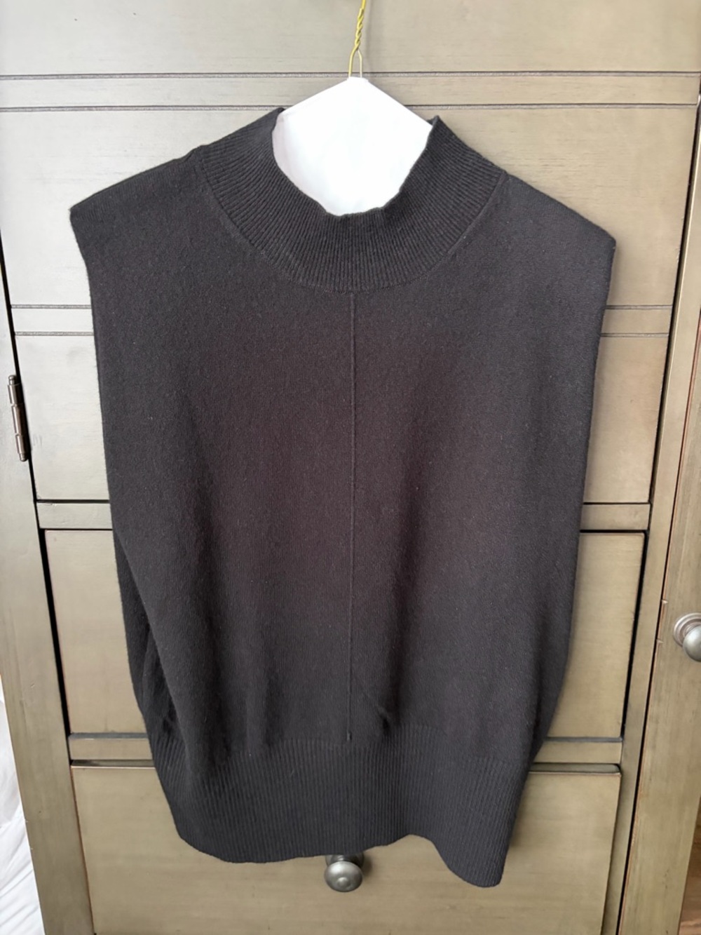 Banana Republic Black Cashmere Knit Top